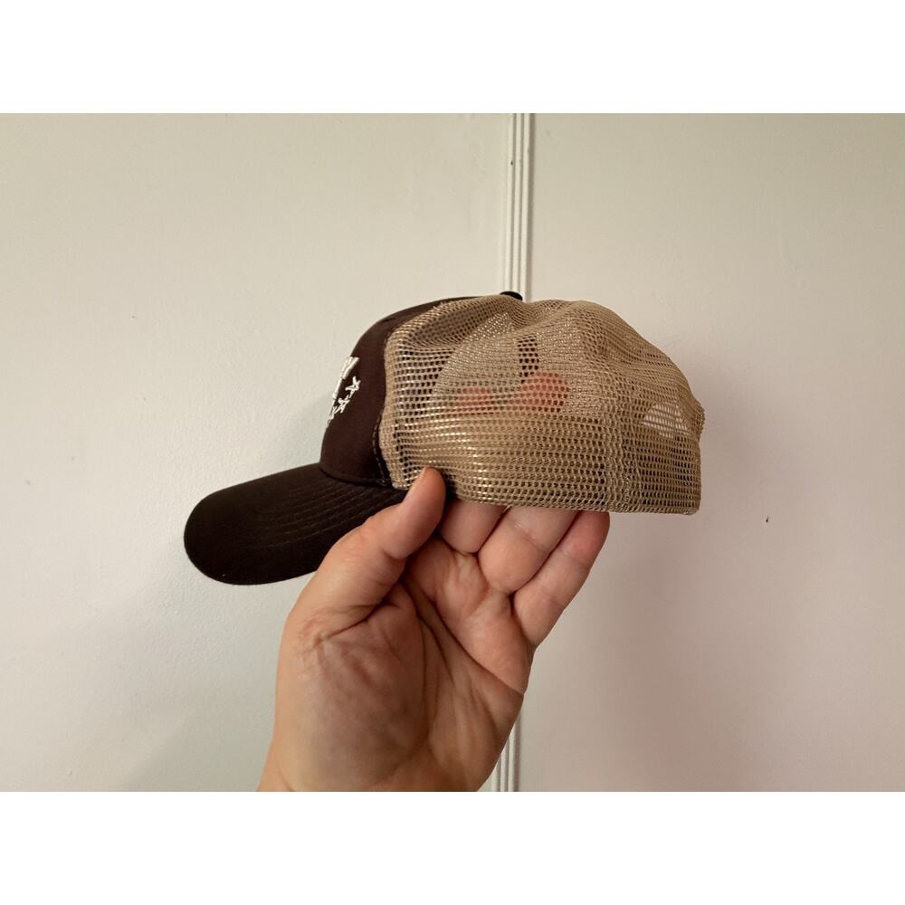 Chris Brown Tour Merch 20 Years Breezy Bowl XX Trucker Hat Snapback Cap Brown - Picture 4 of 7